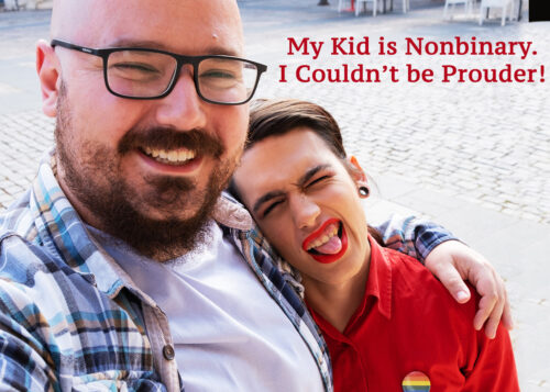 LGBTQ Greeting Card - My Kid is Nonbinary