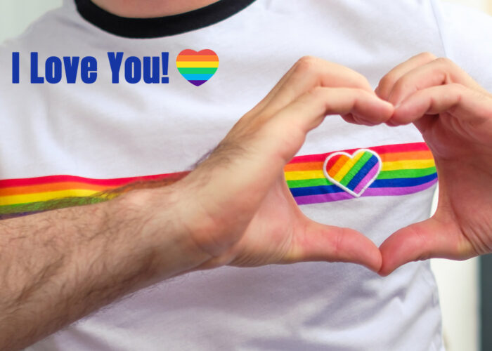 LGBTQ Greeting Card - My Hands Say I Love You